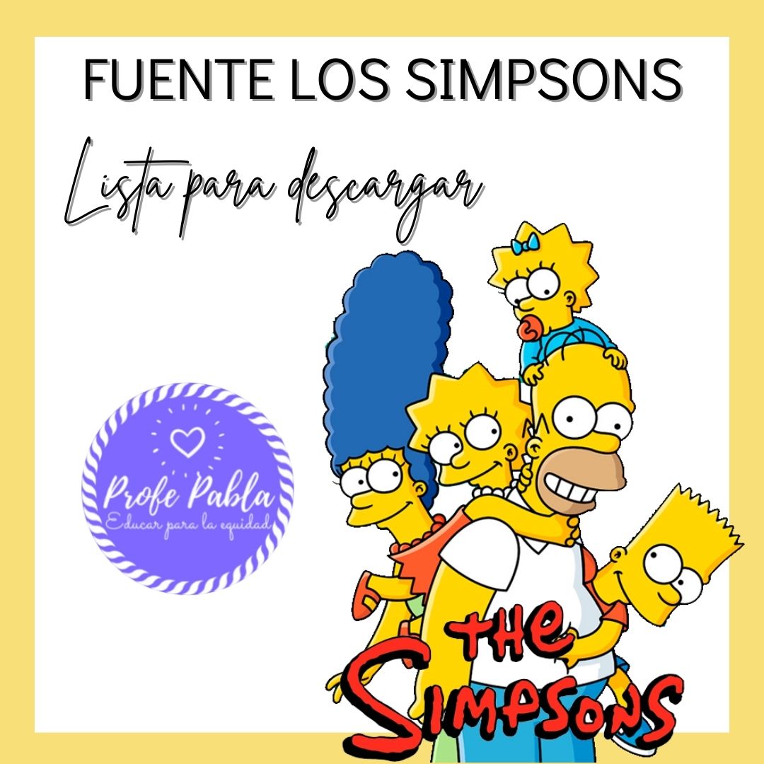 Fuente Los Simpsons